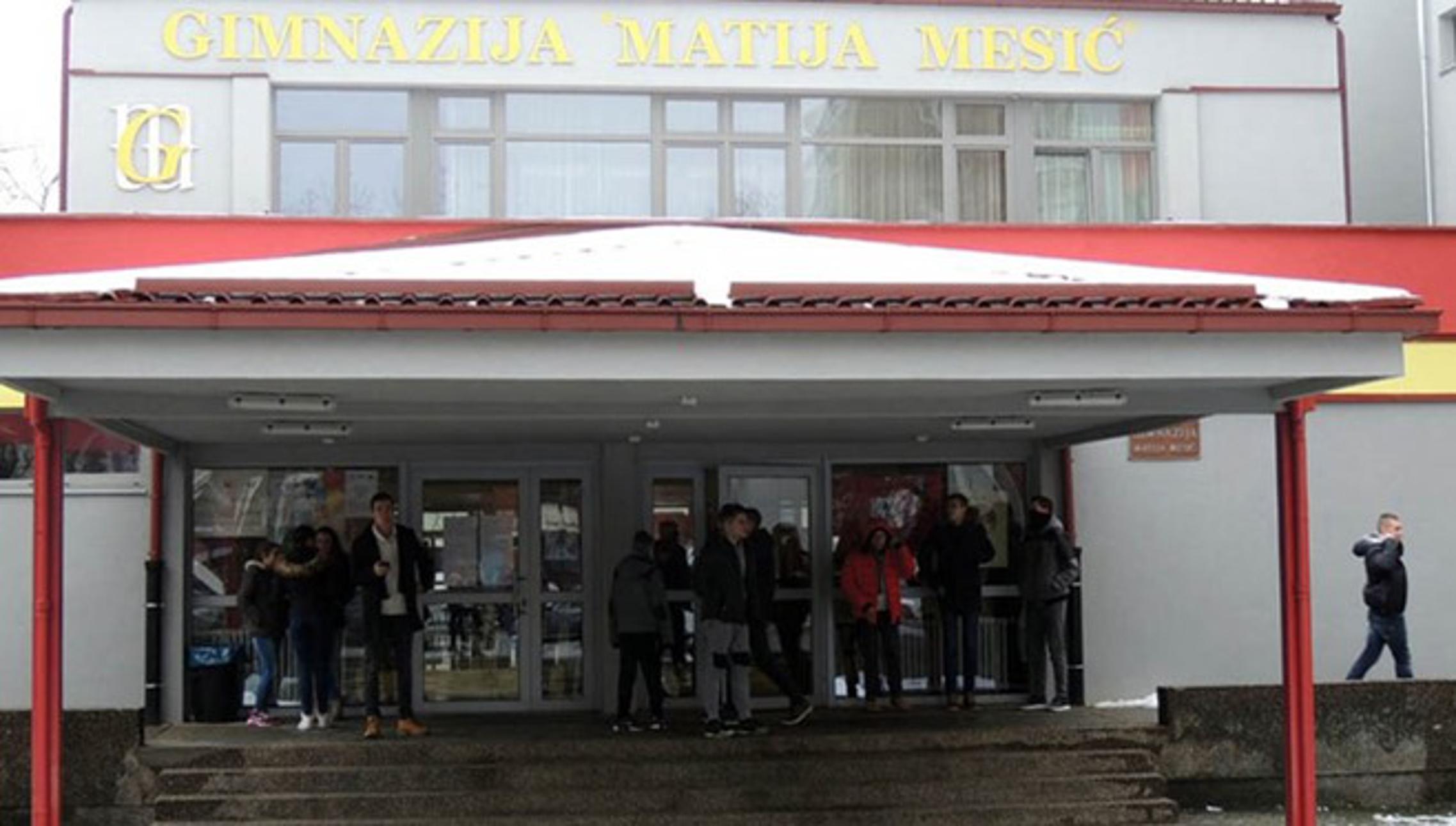 Zgrada Gimnazije "Matija Mesić" (Ilustracija)