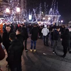 Trg Ivane Brlić-Mažuranić, Slavonski Brod, početak Božićne bajke
