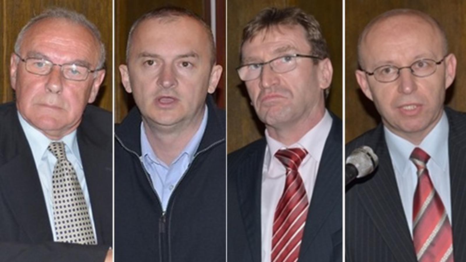 Josip Mikšić (HDSSB), Vinko Grgić (SDP), Željko Bigović i Dražen Oršulić (HDZ)
