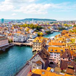 Grad s najvećom prosječnom mjesečnom neto plaćom je švicarski Zürich s 5764 američka dolara, što je 