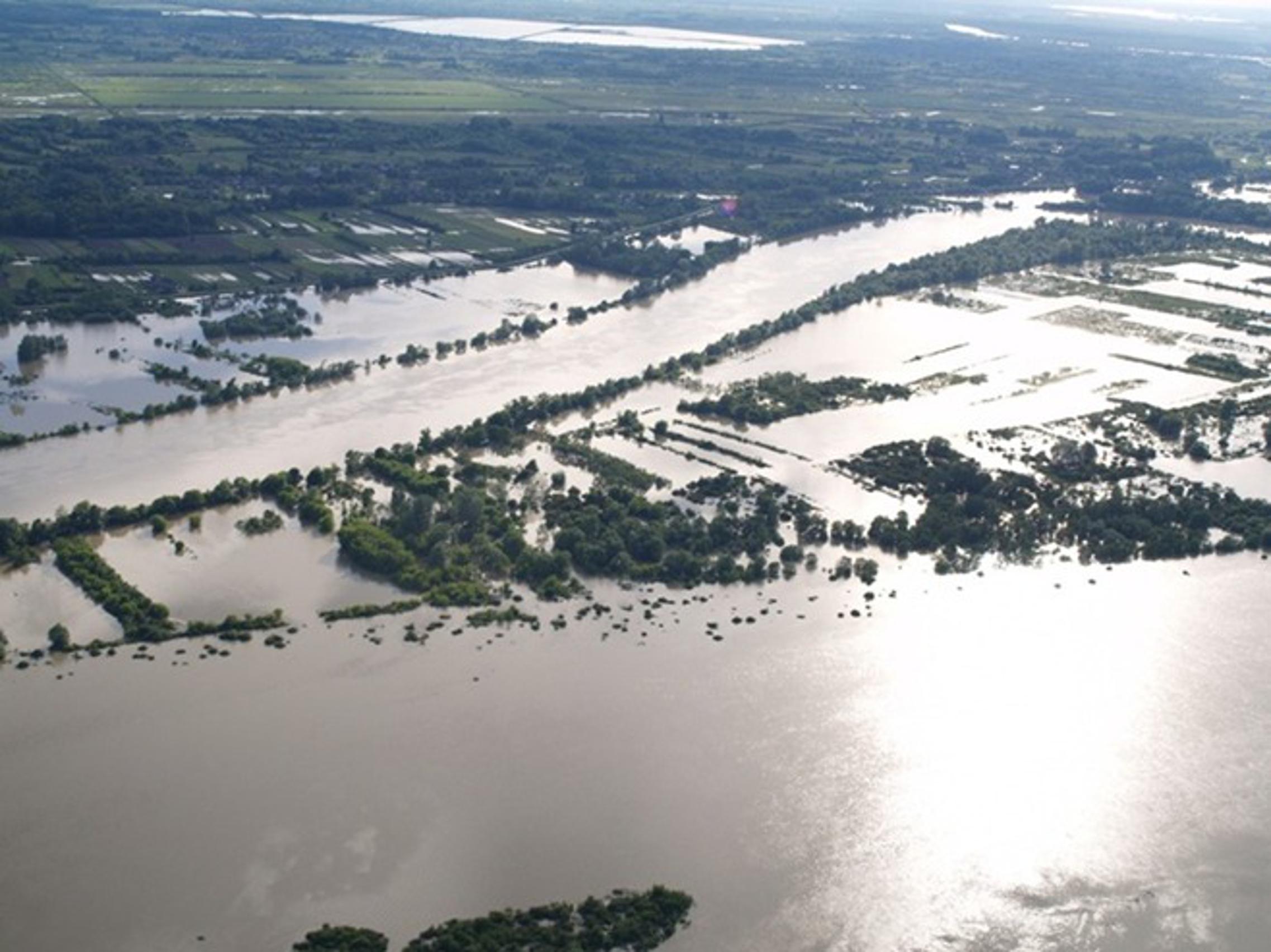 Poplavljeno područje - istočni dio Brodsko posavske županije