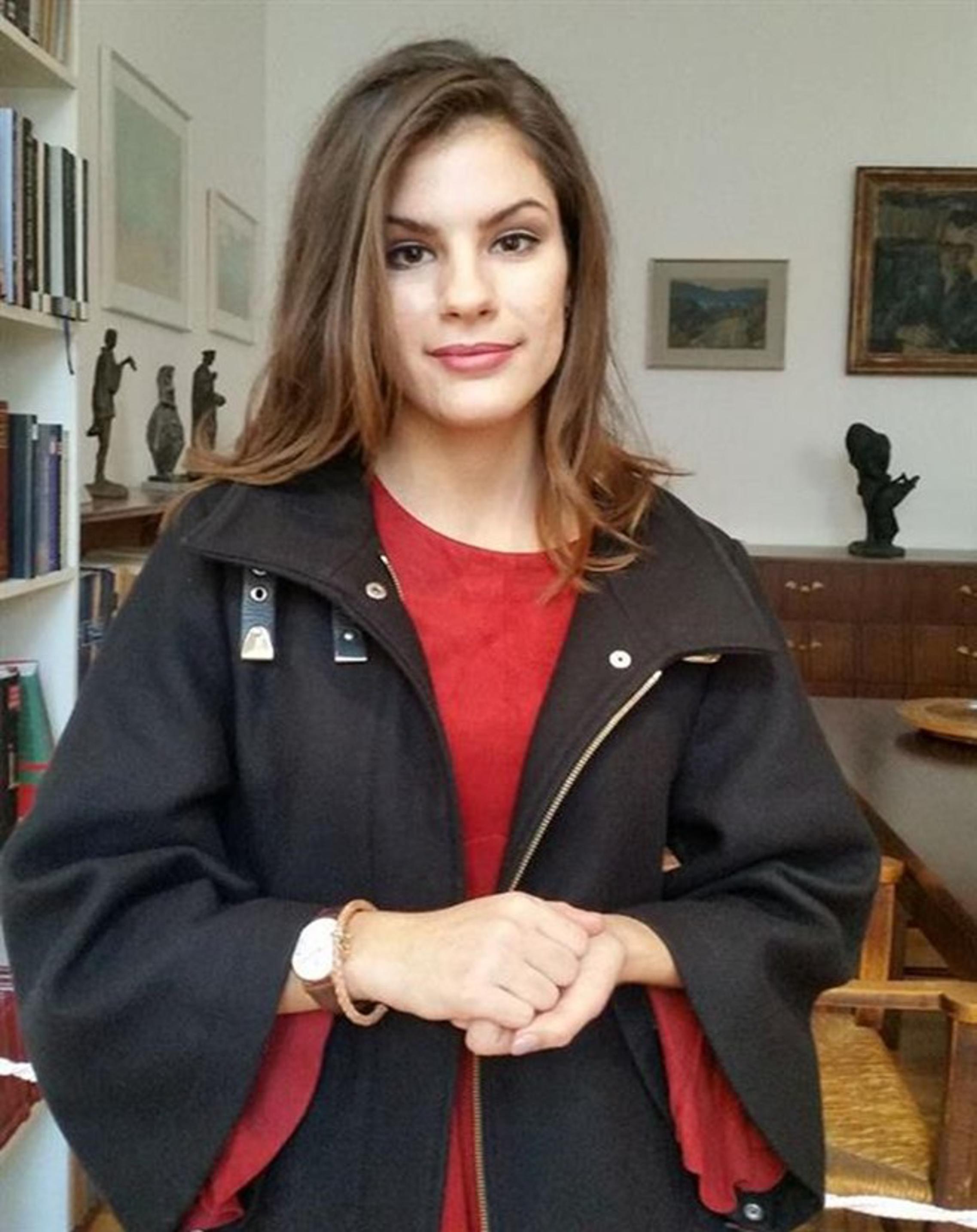 Mia Filajdić, studentica četvrte godine hrvatskog jezika i književnosti 