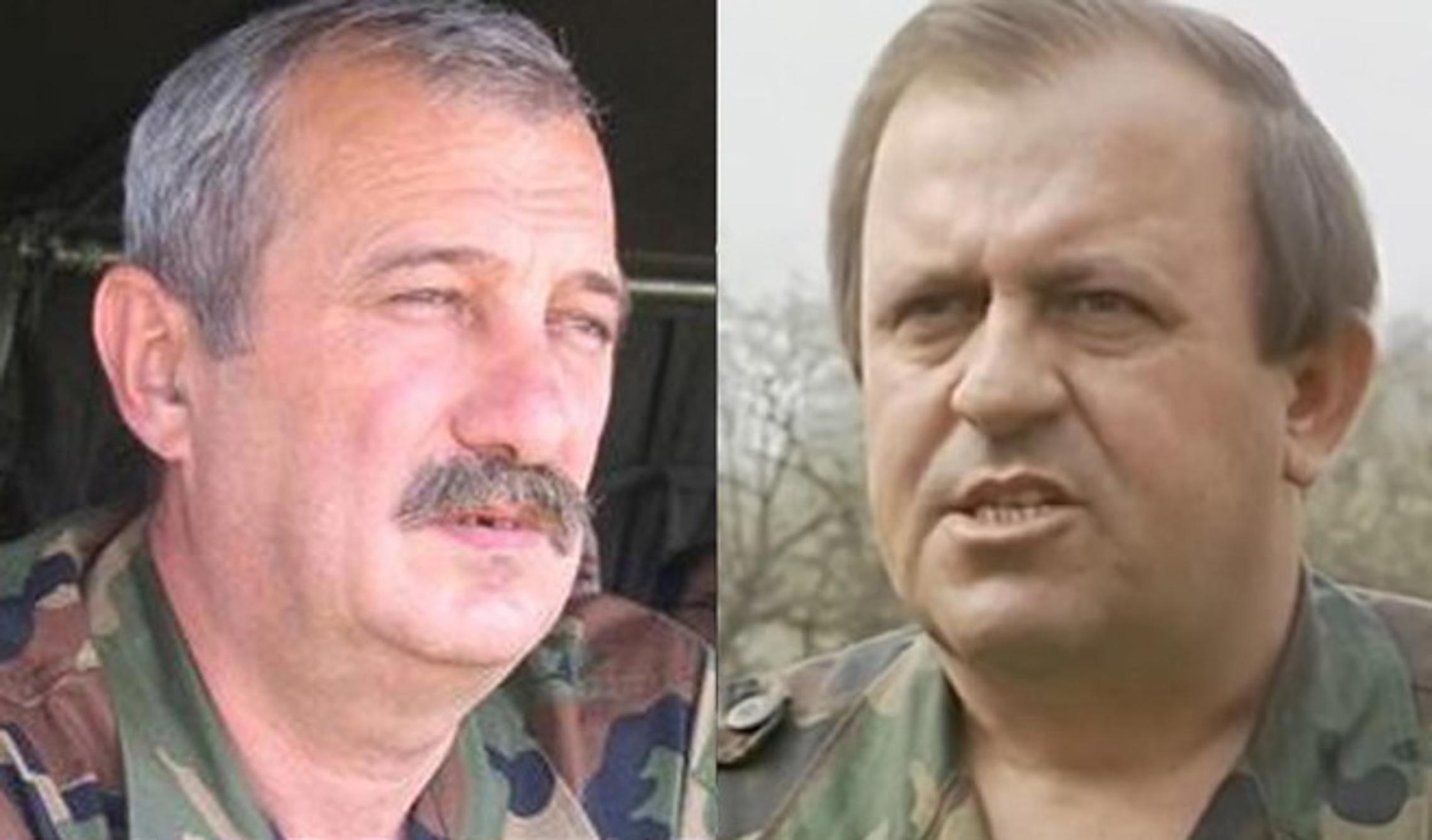 General HV Vinko Štefanek i general HVO Đuro Matuzović