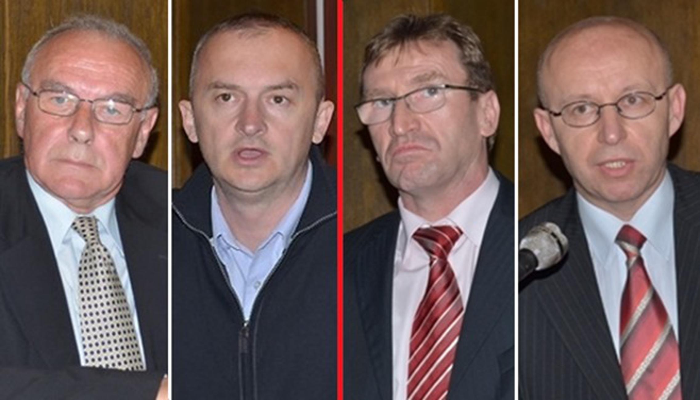 Mikšić (HDSSB), Grgić (SDP), Bigović i Oršulić (HDZ)