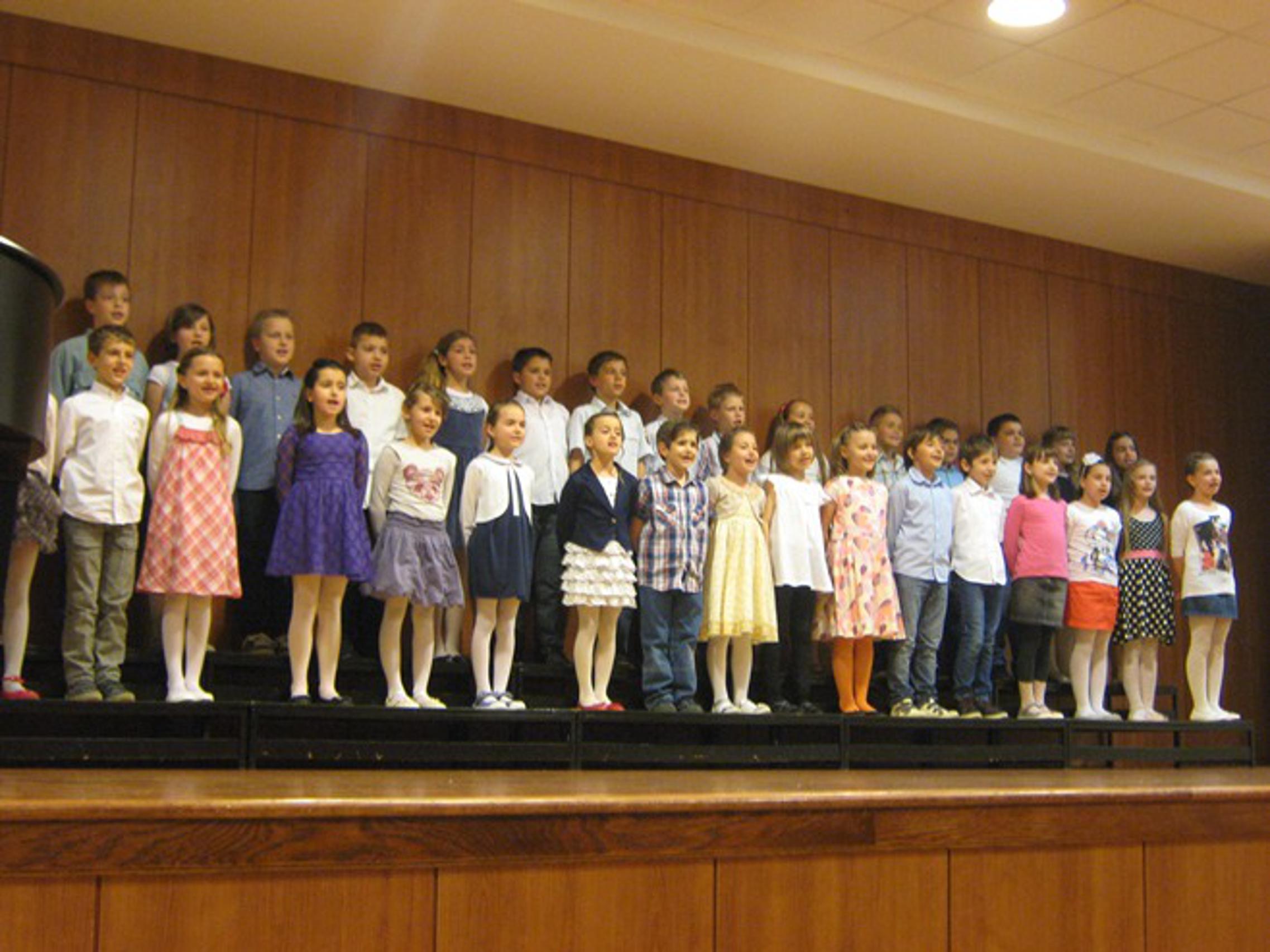 Zbor učenika pripremnih razreda za osnovnu glazbenu školu