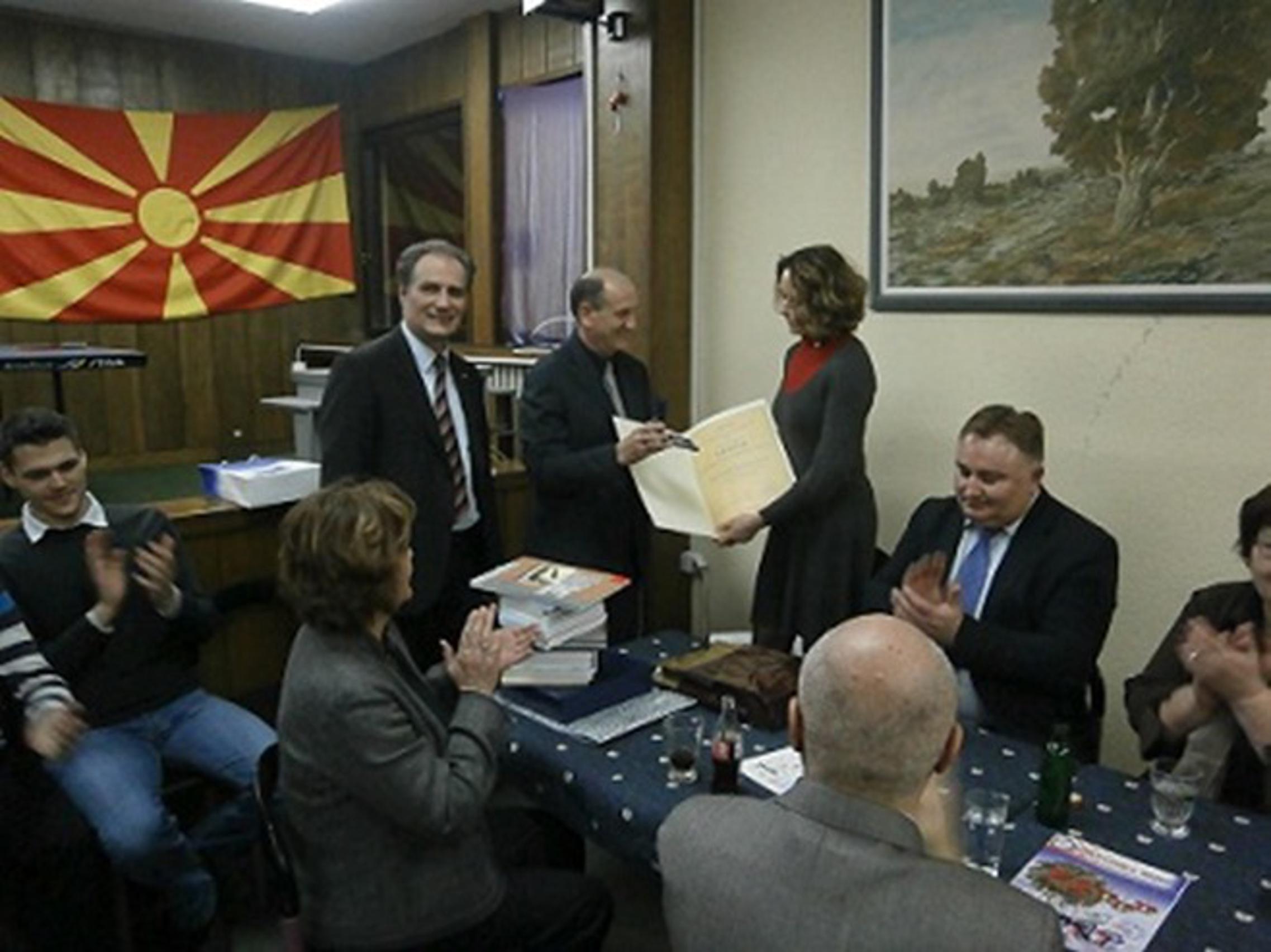 Posjet hrvatske delegacije makedonskoj općini Ilinden