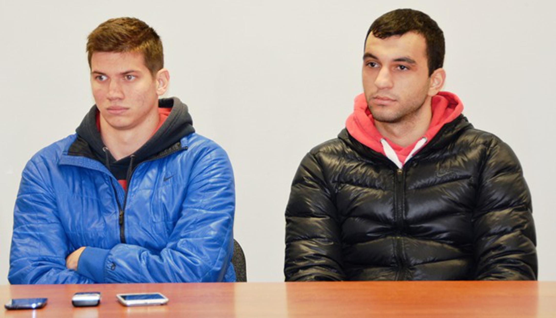 Novi igrači KK Slavonski Brod, s lijeva: Antonio Kraljić i Dejan Marković