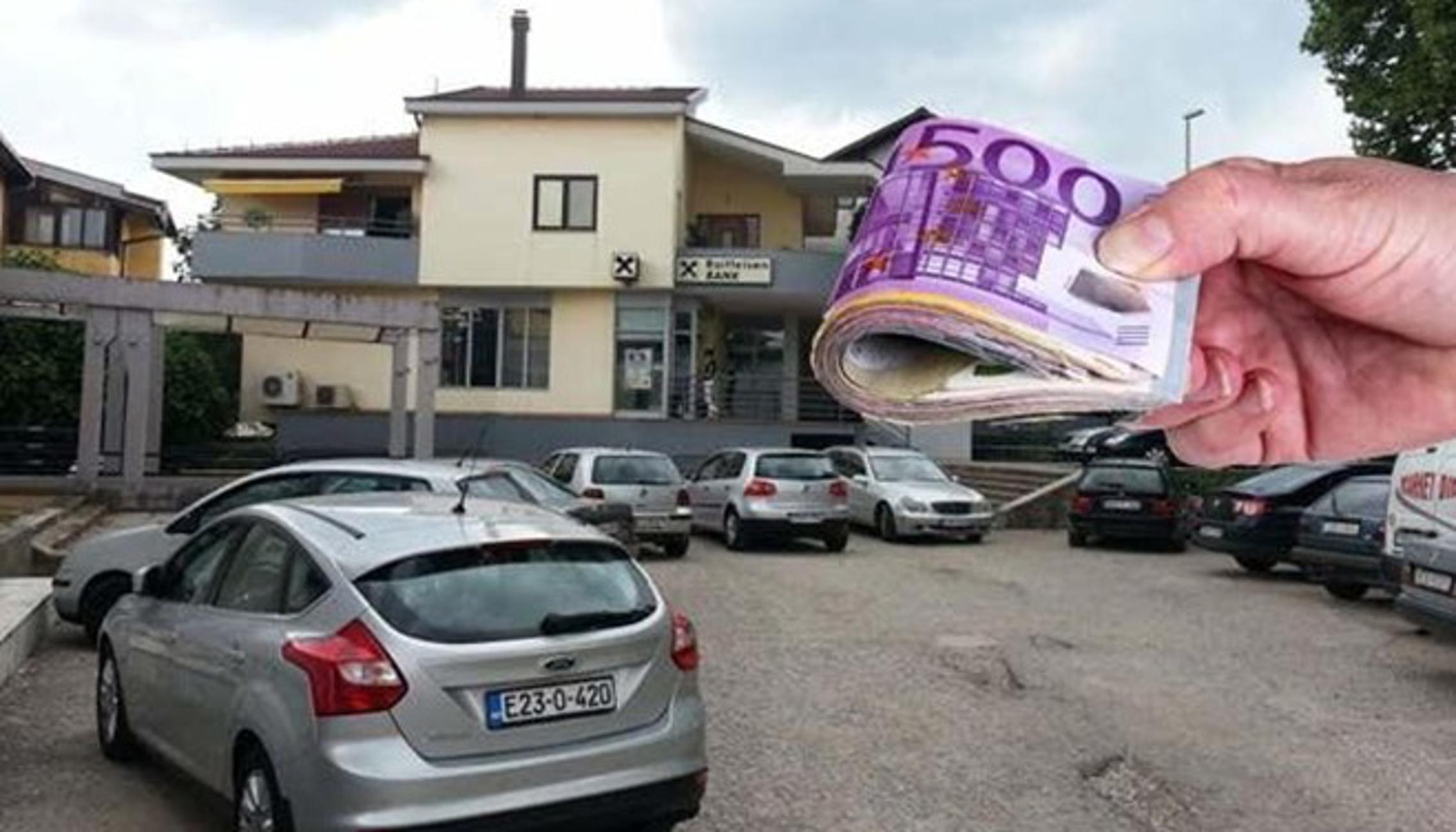 Parkiralište na kojem je Hercegovac naša 150 000 eura.