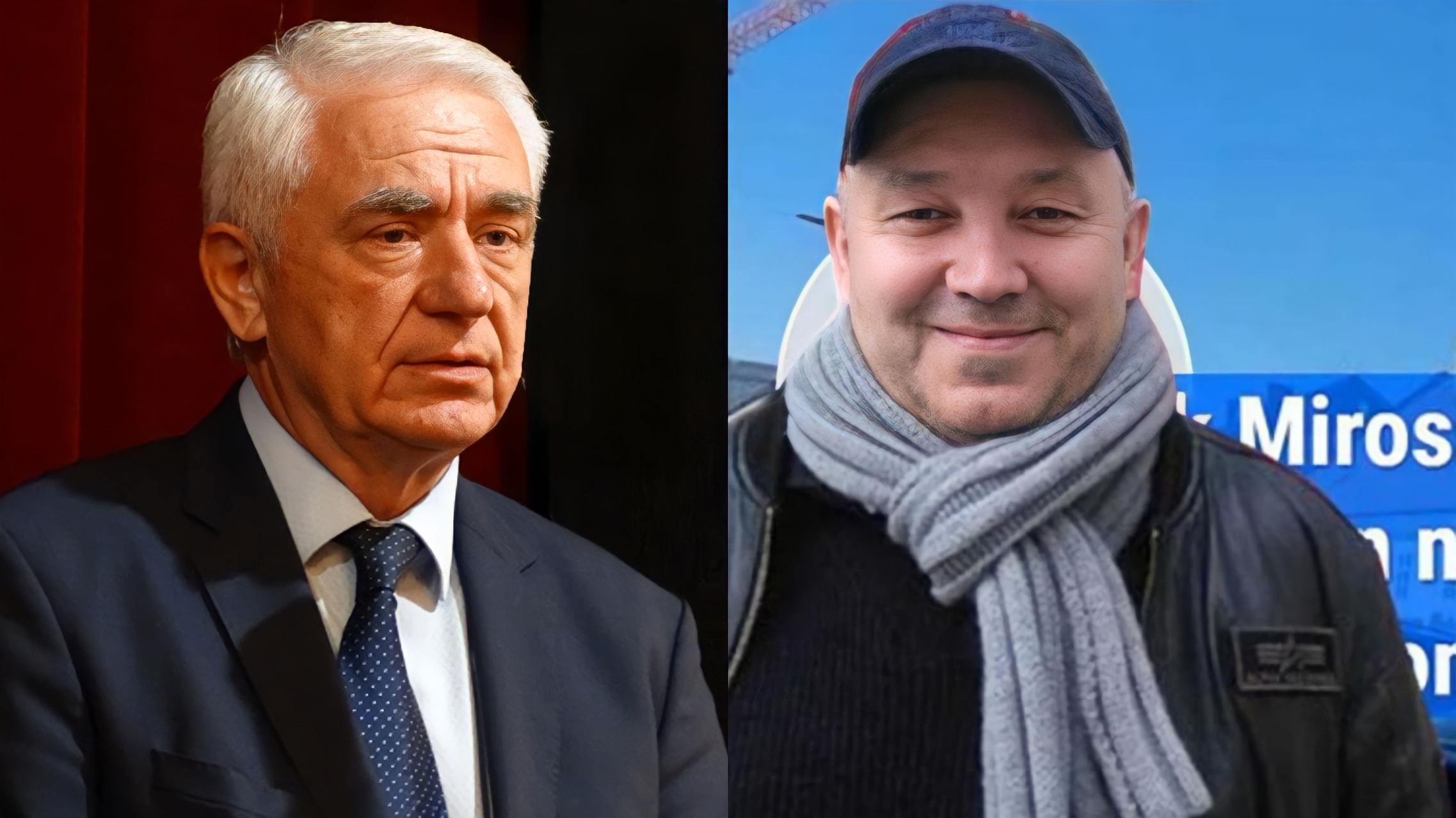 Lijevo: gradonačelnik Požege, dr.sc. Željko Glavić; desno: urednik 034portala, Ante Mandarić
