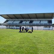 U stanci prvenstva u Marsoniji obnavljaju glavni travnjak stadiona uz Savu.