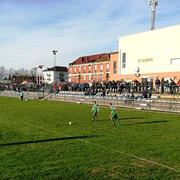 Detalj iz utakmice Slavonac (zeleni) - Omladinac odigranoj u Novoj Kapeli.
