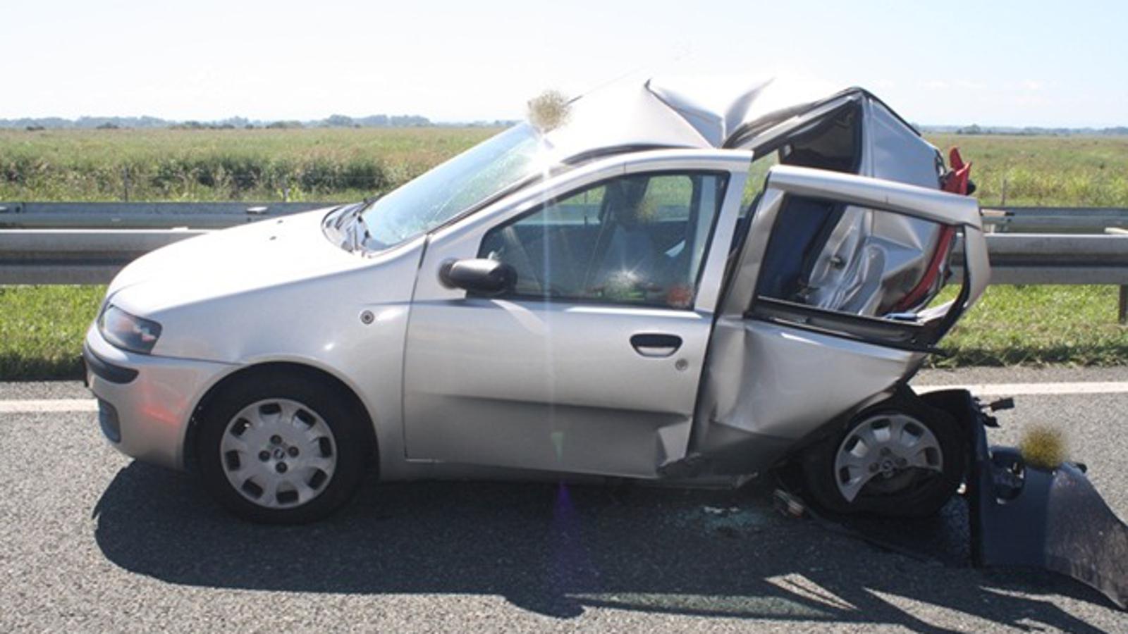 Posljedice nesreće na autocesti kod Rešetara