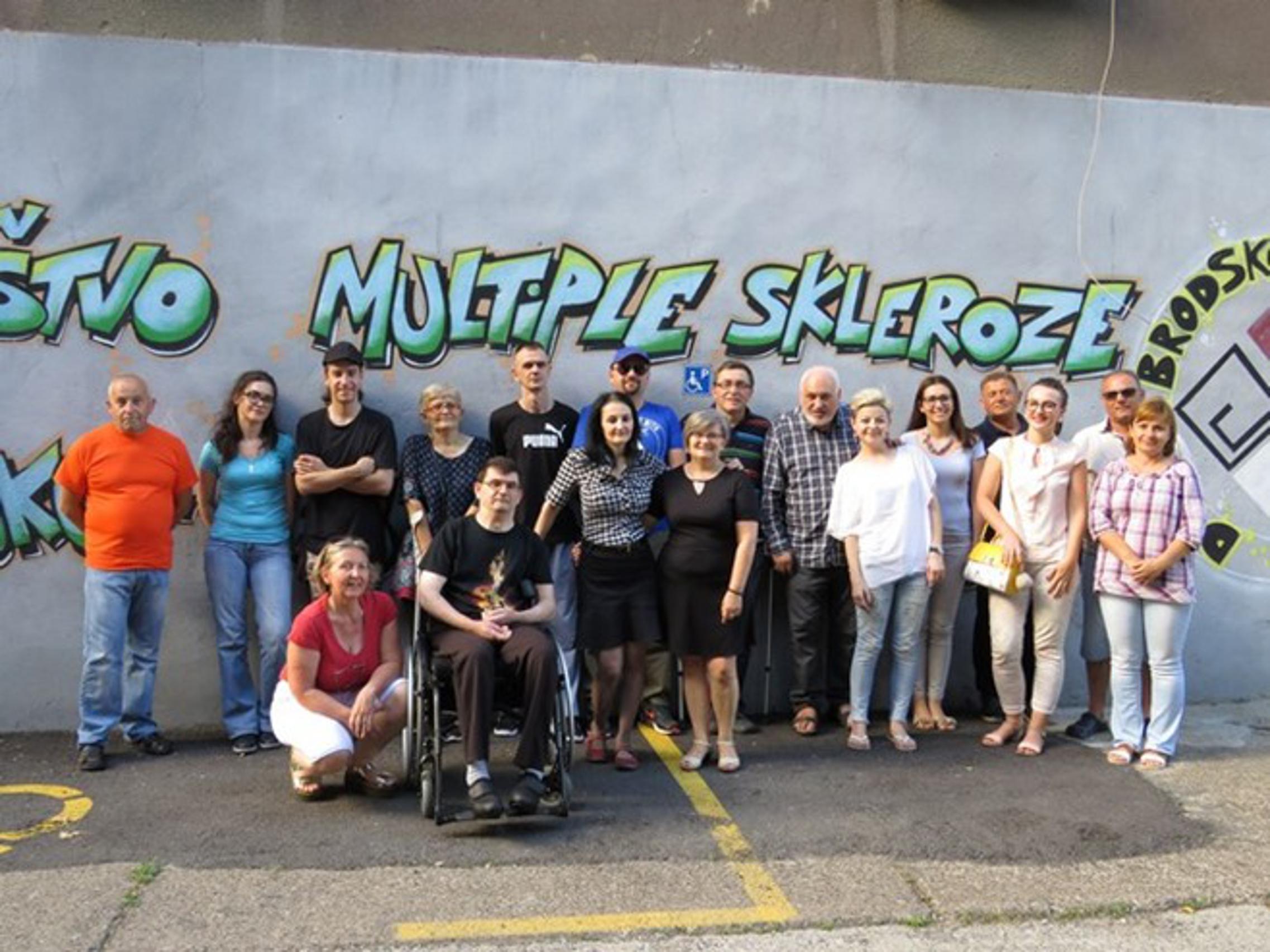Članovi Društva na obilježavanju Svjetskog dana multiple skleroze