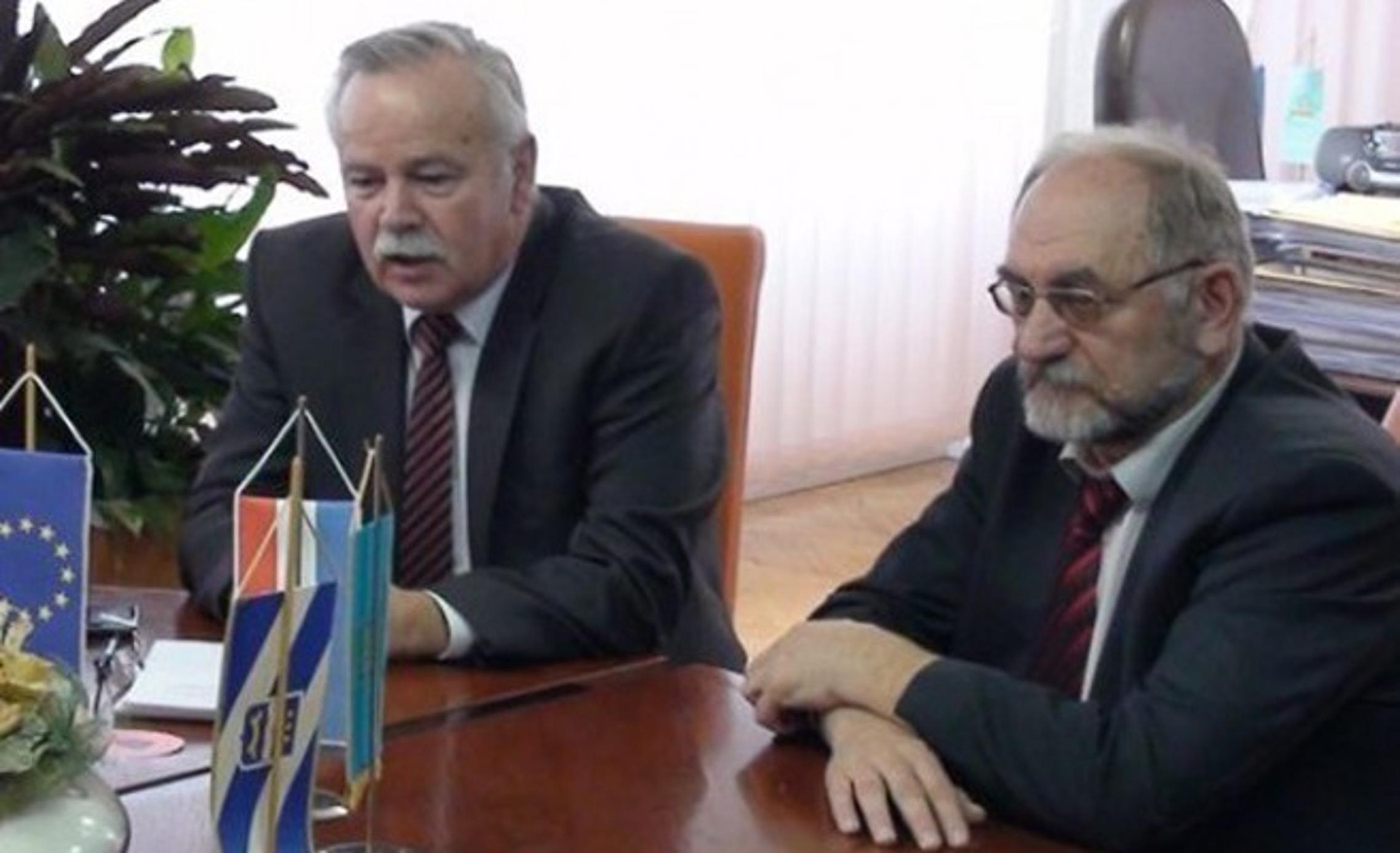 Bivši gradonačelnik i predsjednik Gradskog vijeća: J. Vuković i M. Golovrški
