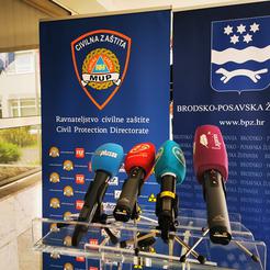 Konferencija za medije Stožera civilne zaštite Brodsko-posavske županije