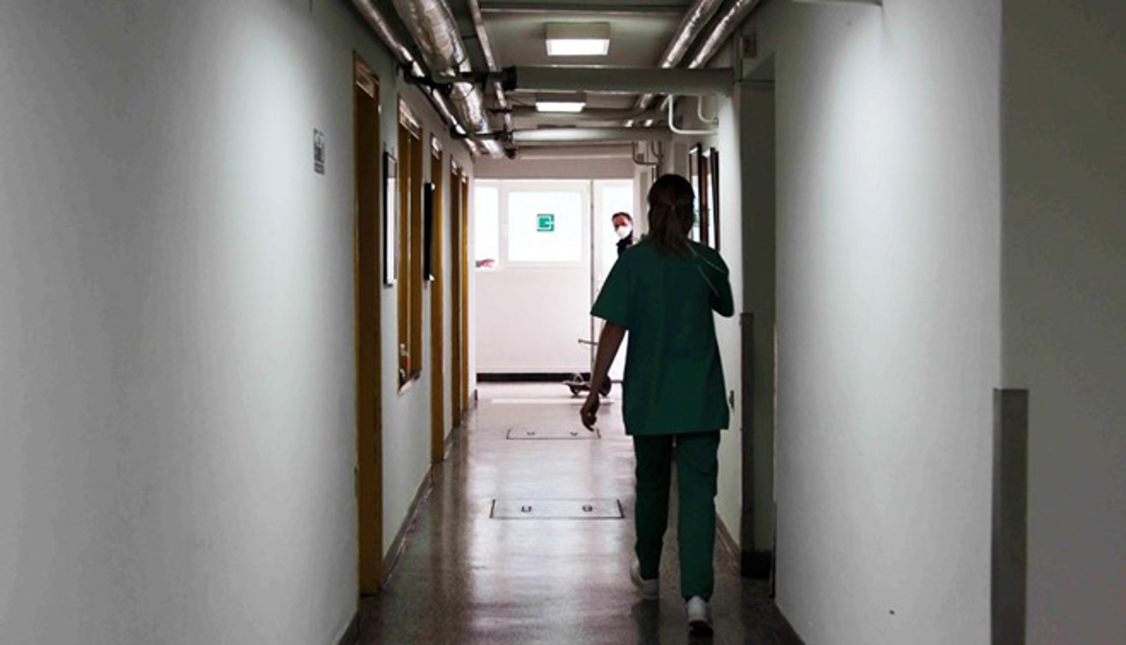 Bolnički hodnik tijekom borbe protiv epidemije